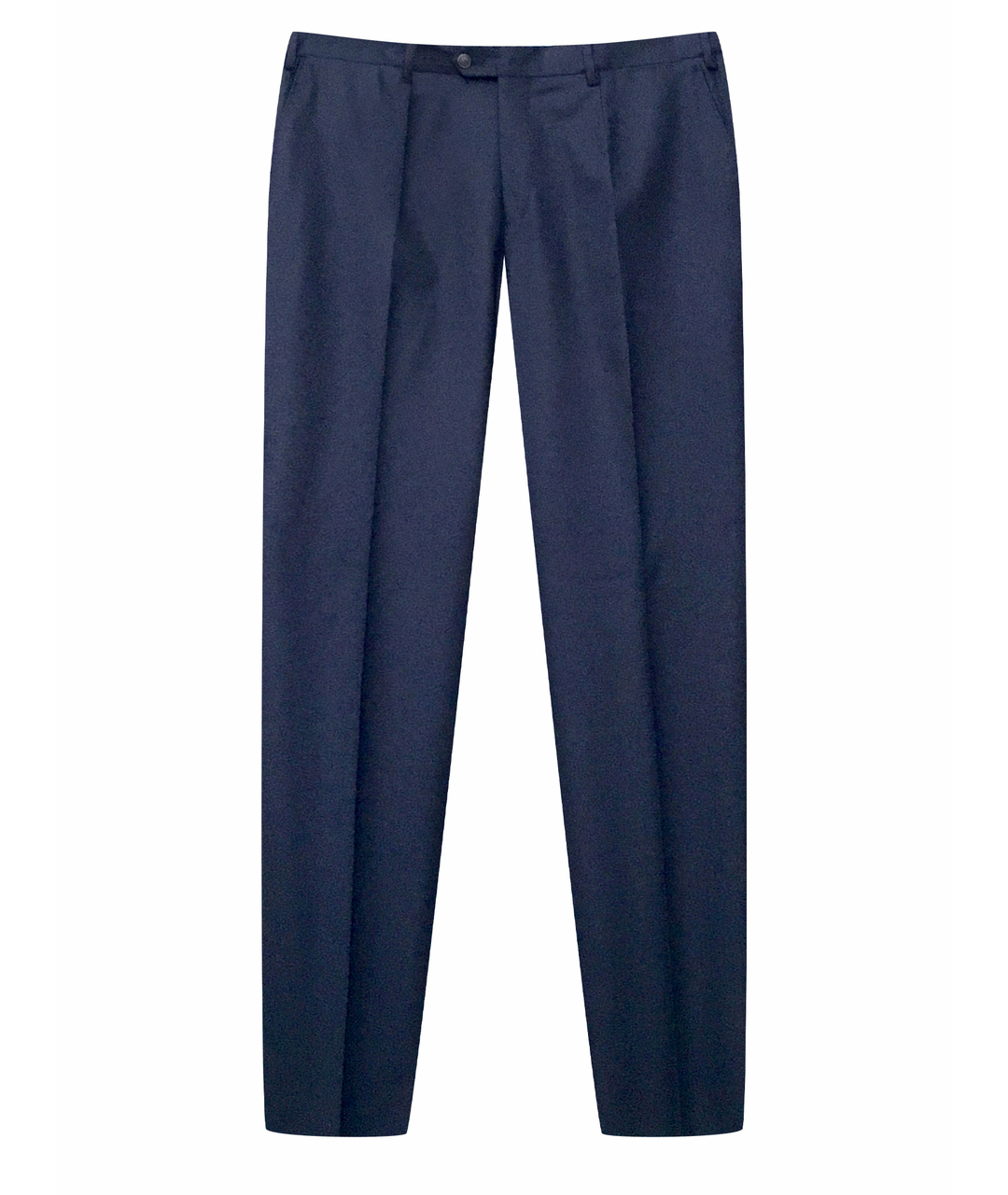 BILANCIONI Темно-синие шерстяные классические брюки, фото 1