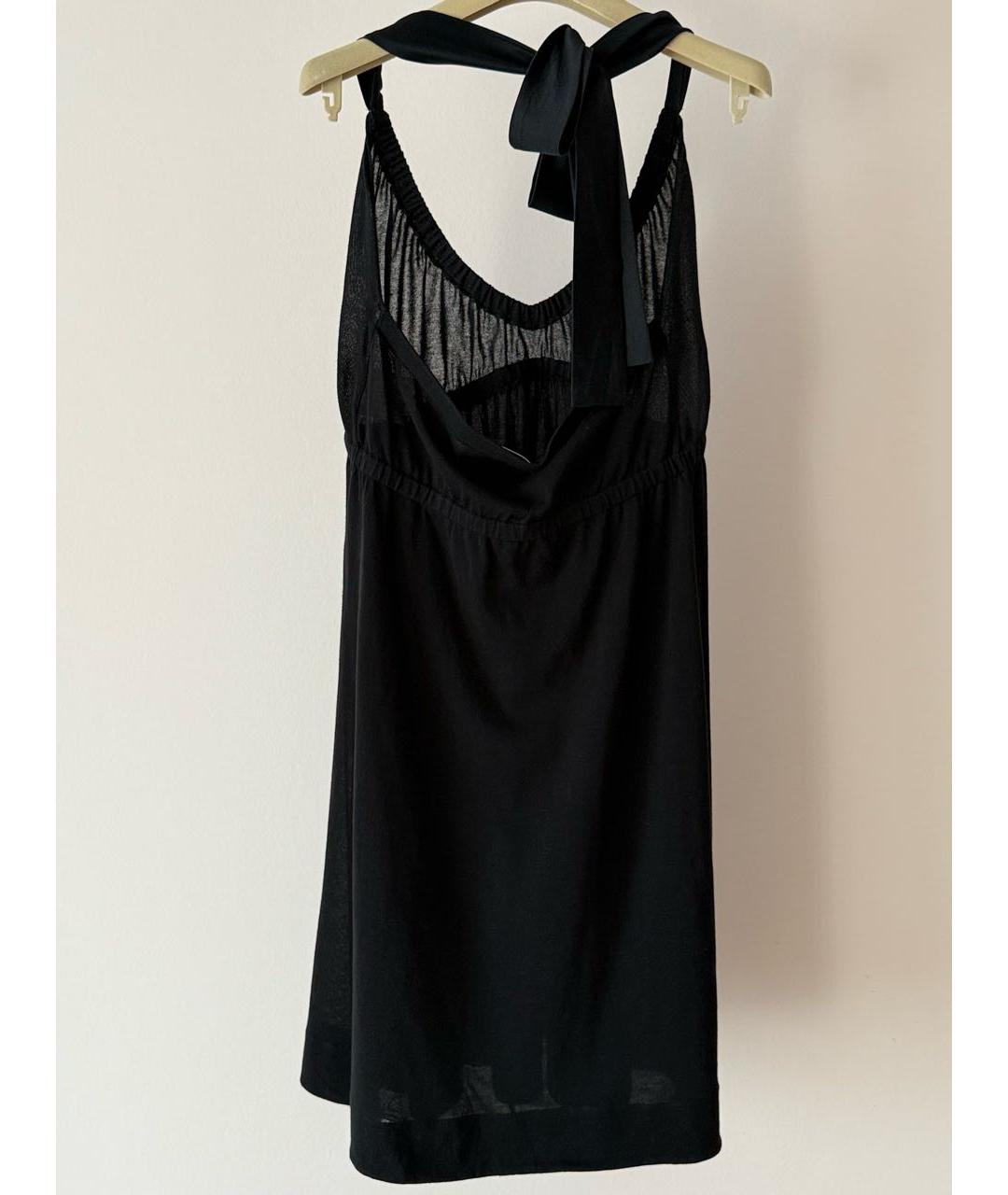 CHRISTIAN DIOR Черное хлопковое платье, фото 2