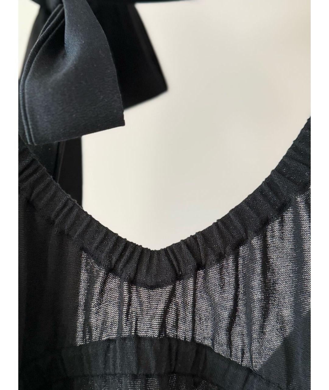 CHRISTIAN DIOR Черное хлопковое платье, фото 3