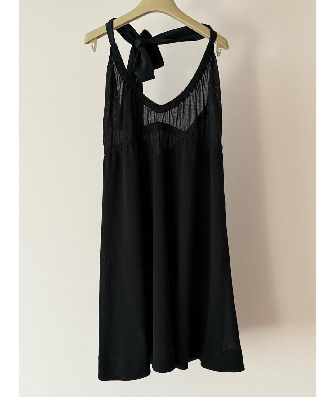 CHRISTIAN DIOR Черное хлопковое платье, фото 5