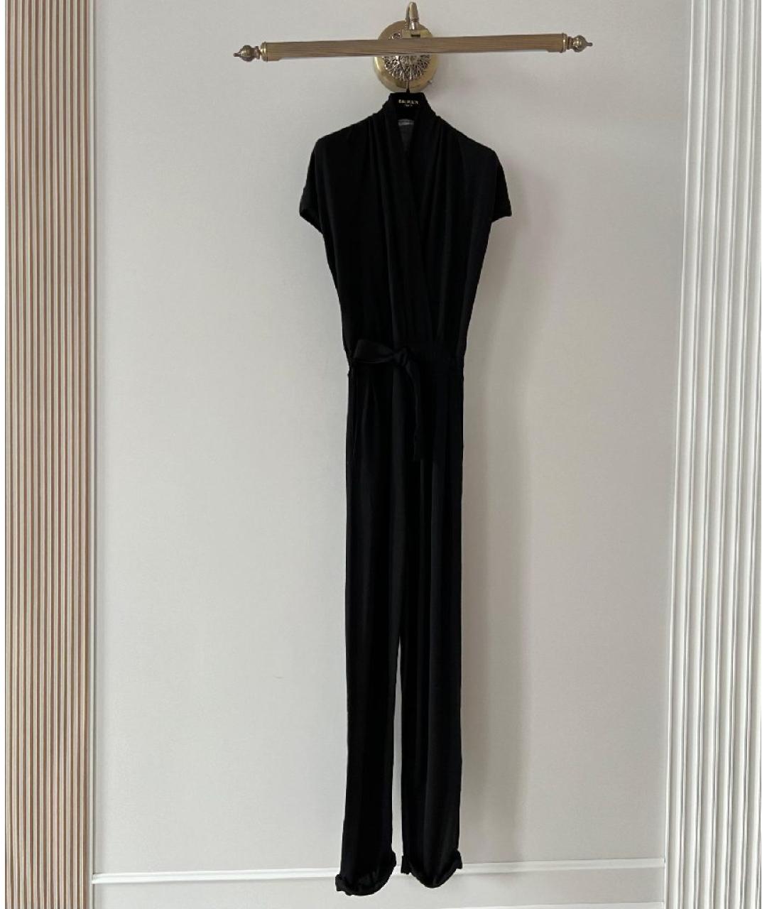CHRISTIAN DIOR Черный шерстяной комбинезон, фото 2