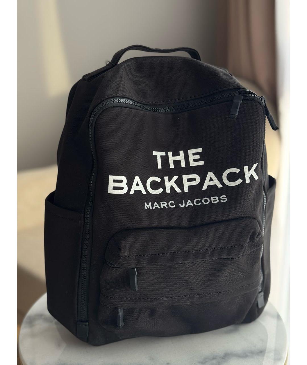 MARC JACOBS Черный хлопковый рюкзак, фото 5