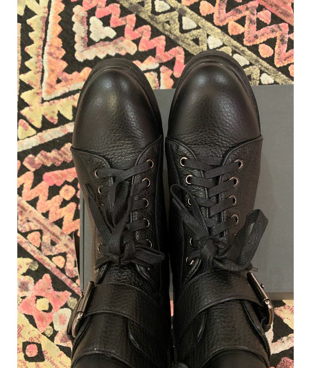 GIANNI RENZI Черные кожаные ботинки, фото 3