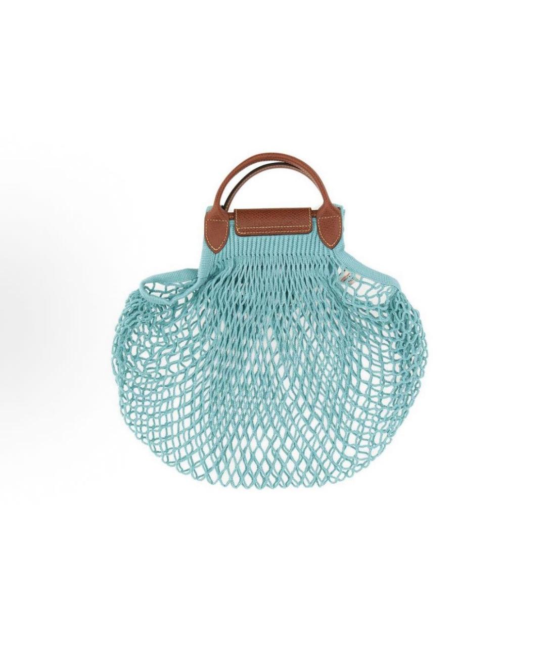 LONGCHAMP Голубая пляжная сумка, фото 2