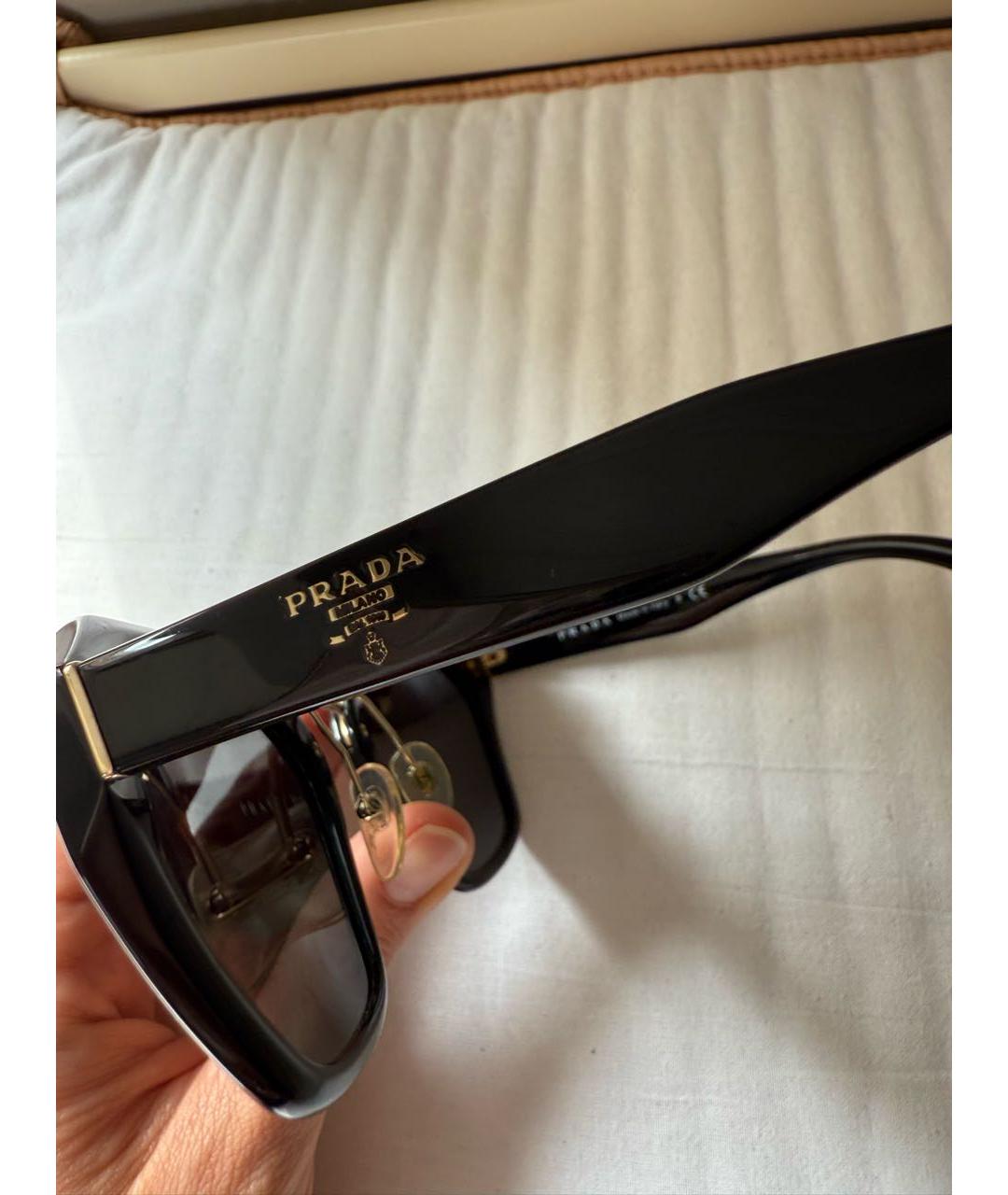 PRADA Черные солнцезащитные очки, фото 3