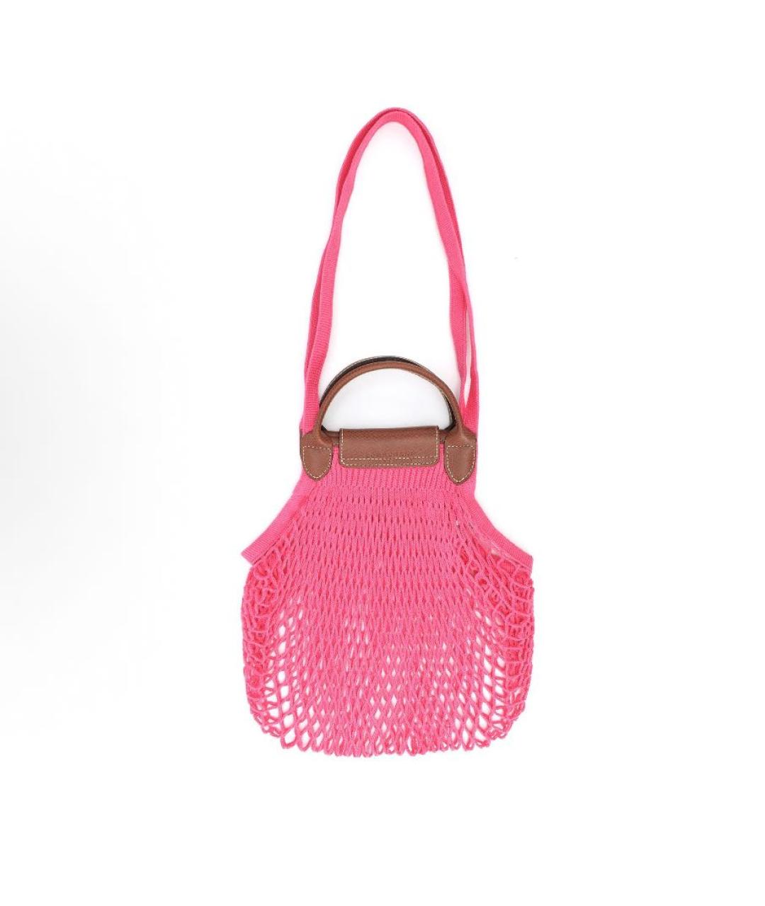 LONGCHAMP Розовая пляжная сумка, фото 2