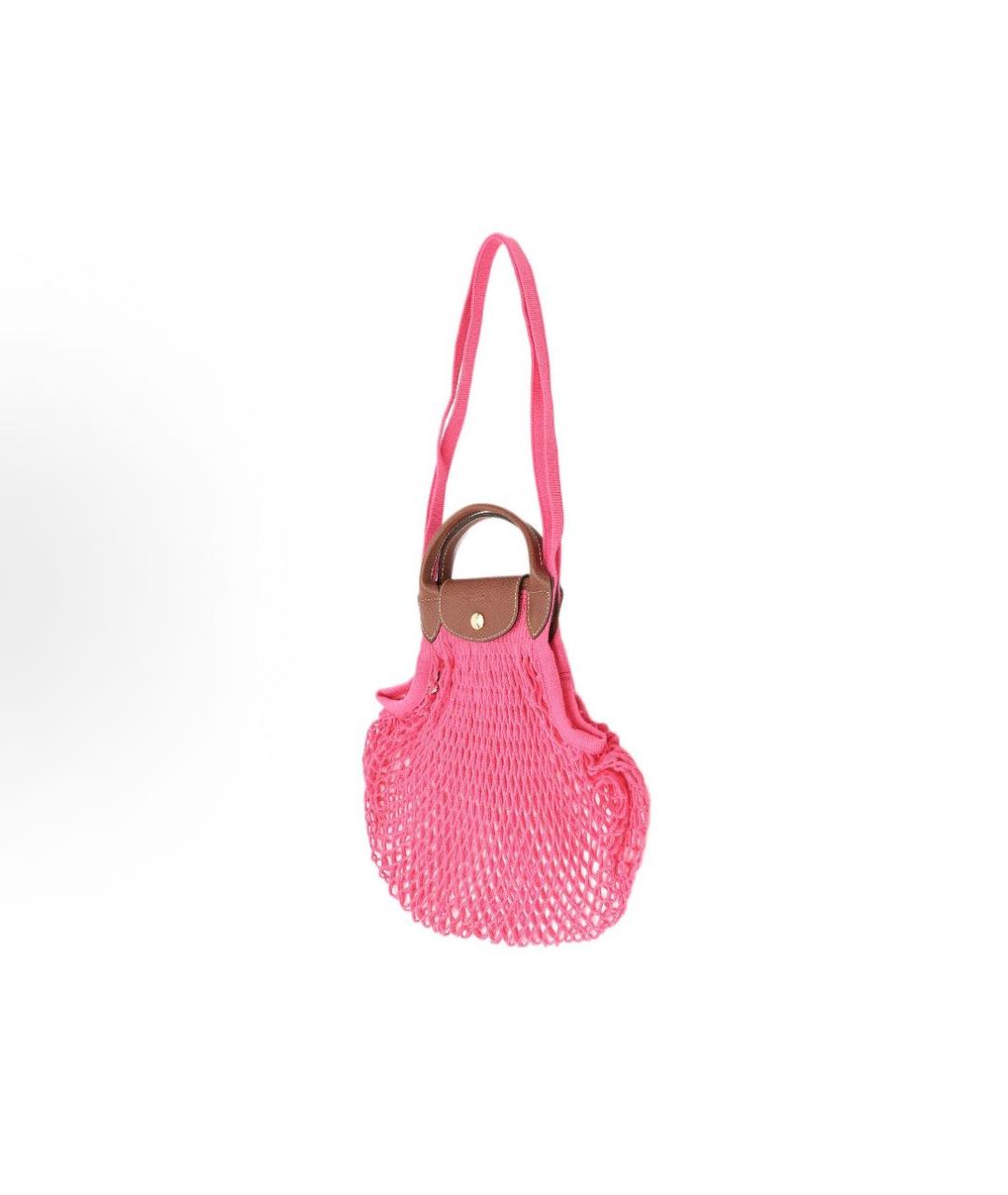 LONGCHAMP Розовая пляжная сумка, фото 3