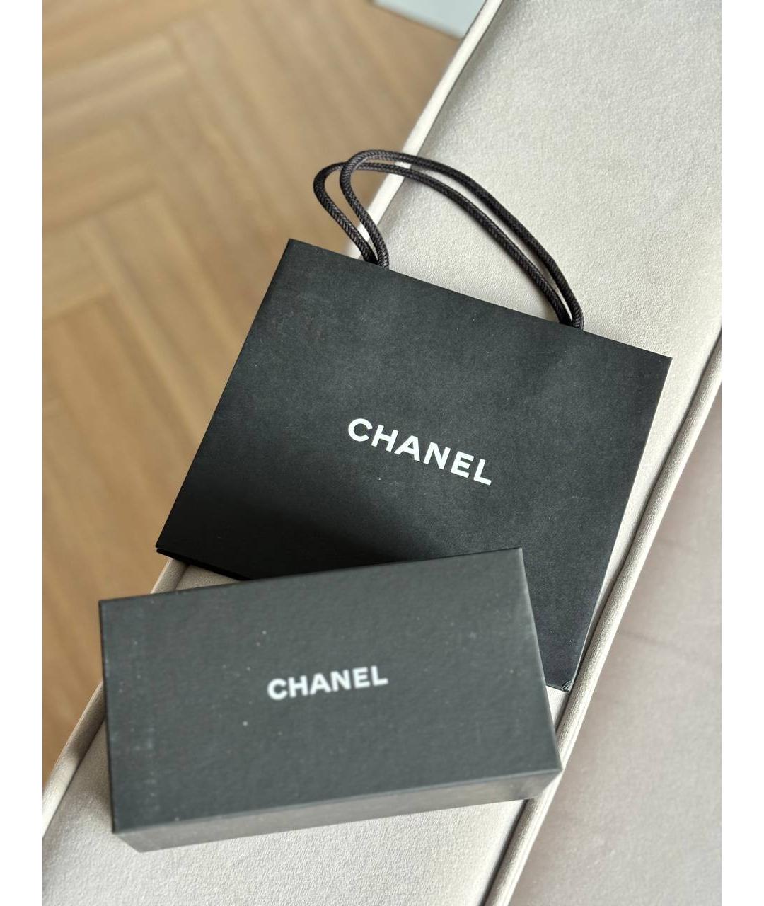 CHANEL Черные пластиковые солнцезащитные очки, фото 4