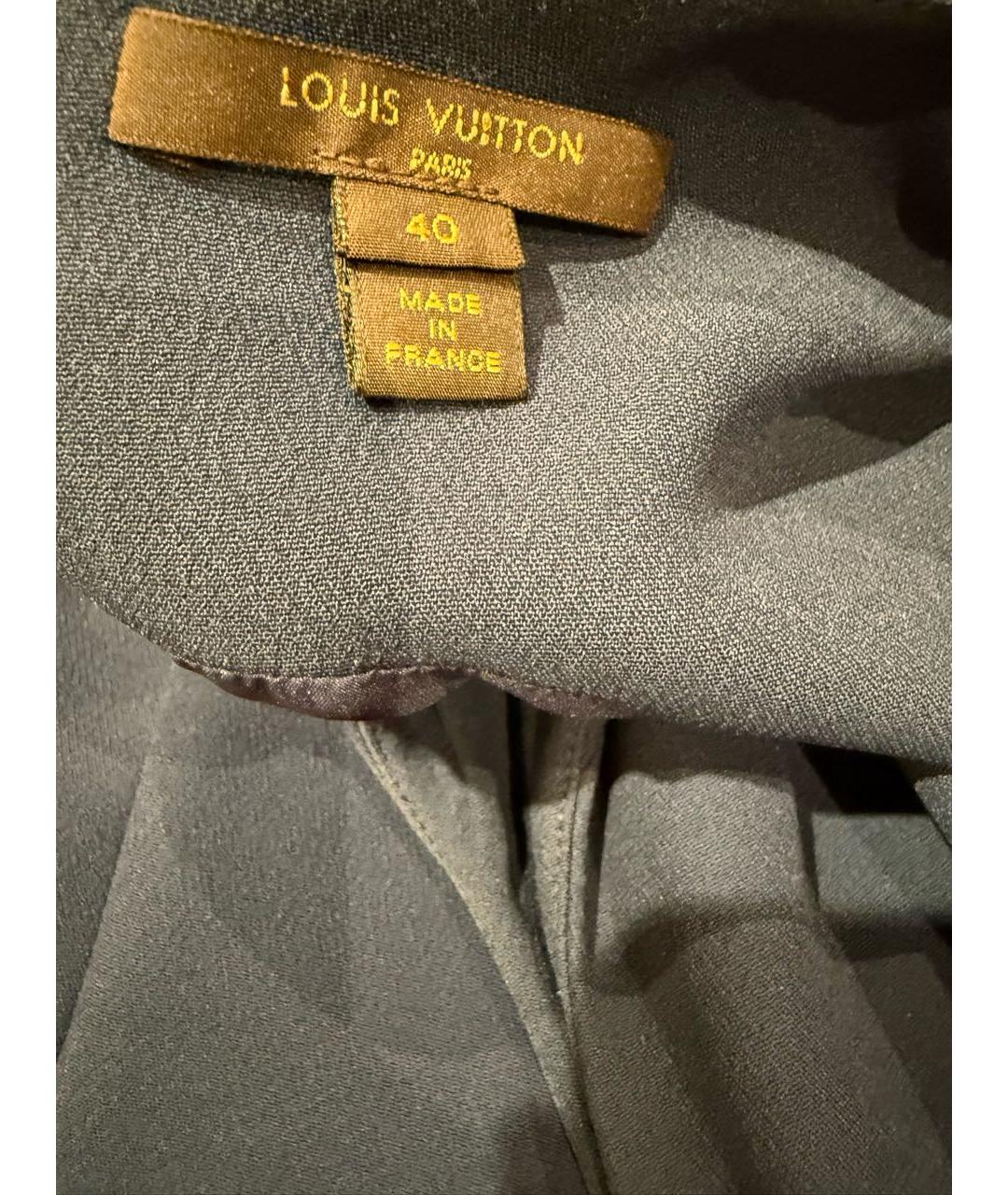 LOUIS VUITTON Темно-синее платье, фото 4