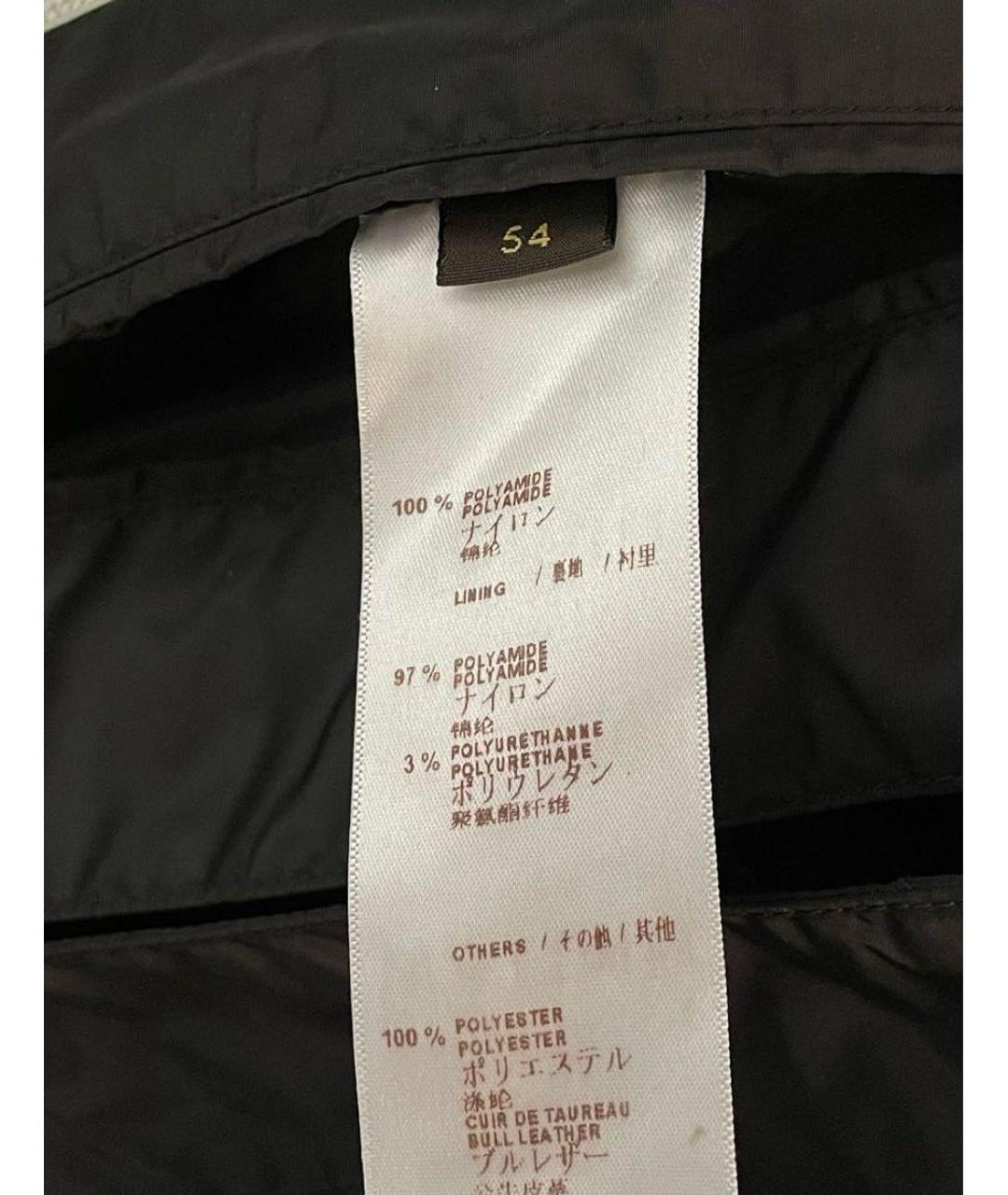 LOUIS VUITTON Черная полиамидовая куртка, фото 4