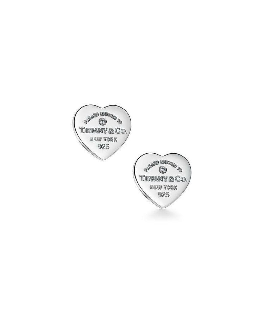TIFFANY&CO Серебряные серебряные серьги, фото 1