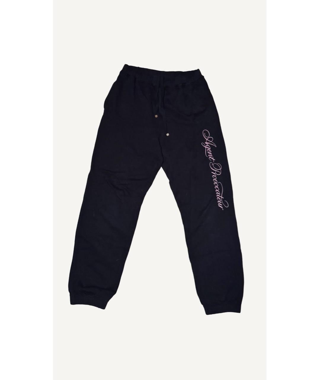 AGENT PROVOCATEUR Черный хлопко-эластановый спортивные костюмы, фото 4