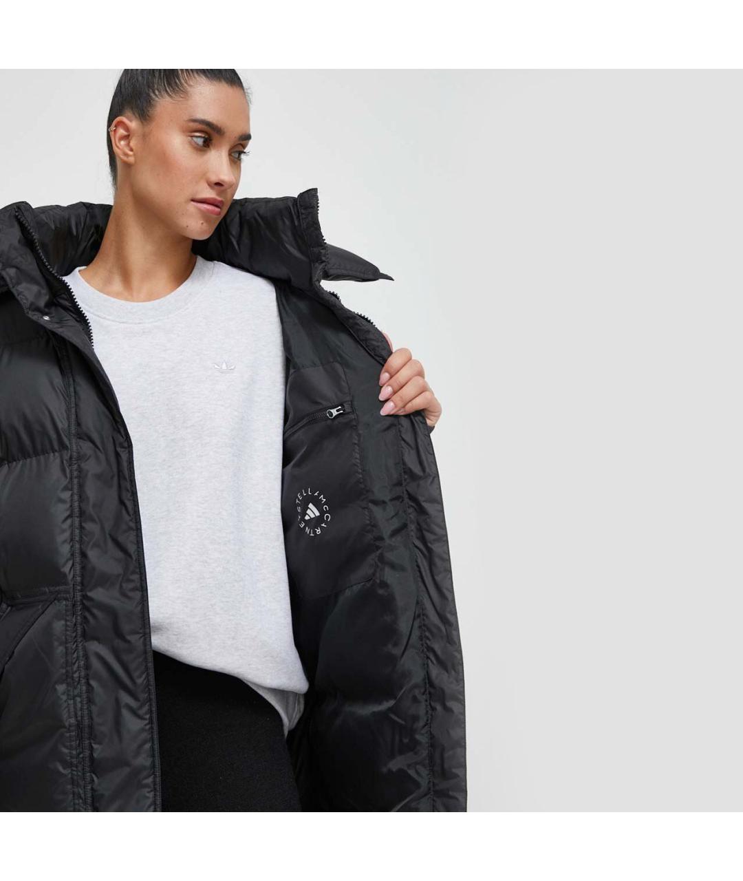 ADIDAS BY STELLA MCCARTNEY Черный пуховик, фото 8
