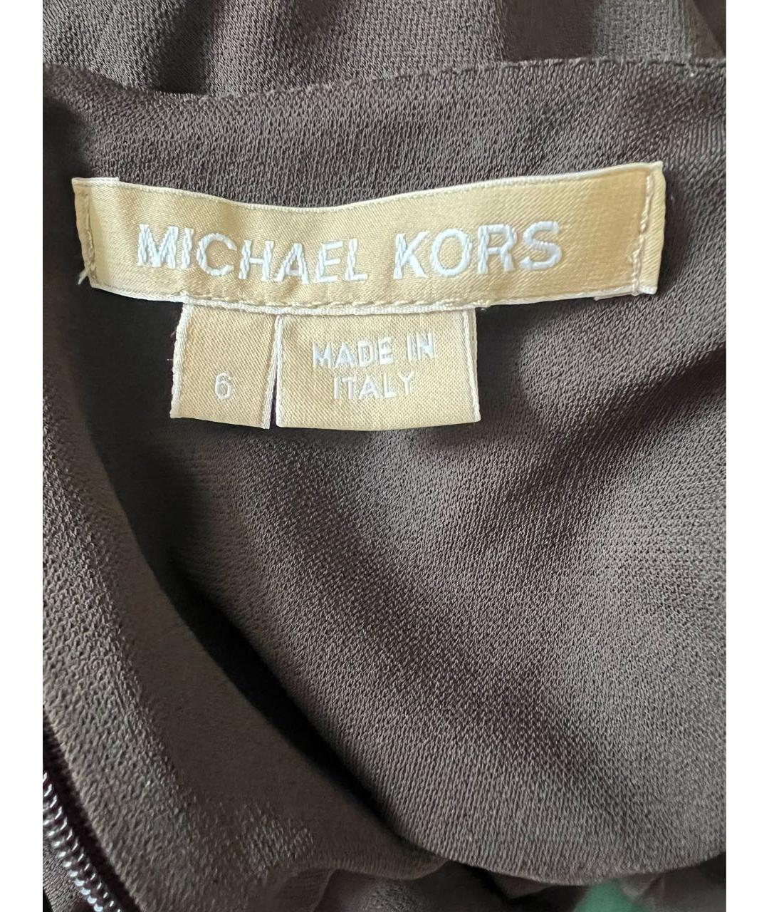 MICHAEL KORS Коричневое платье, фото 4