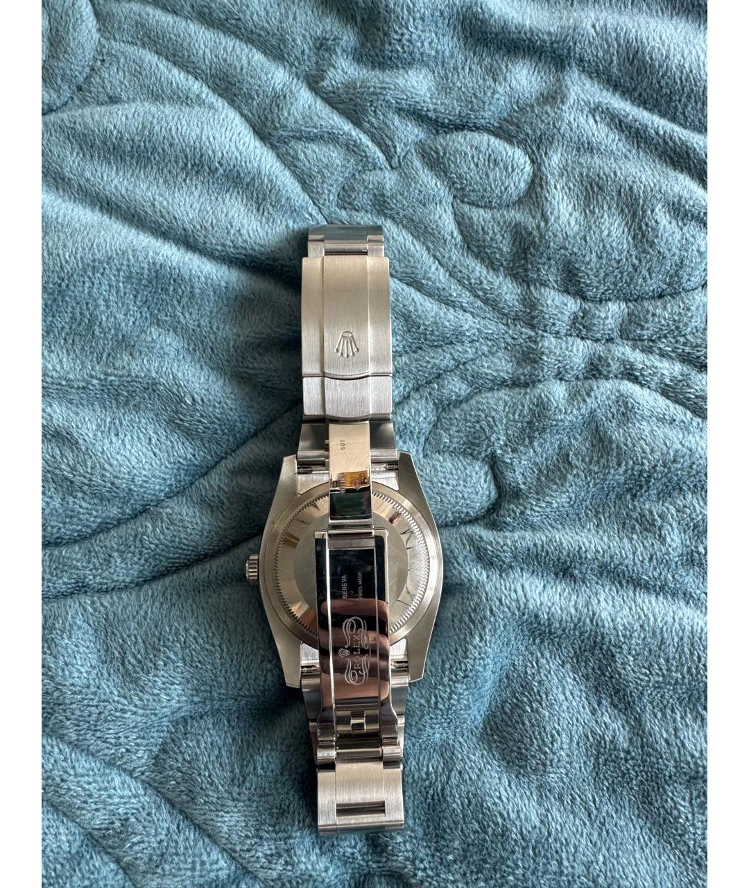 ROLEX Черные стальные часы, фото 7