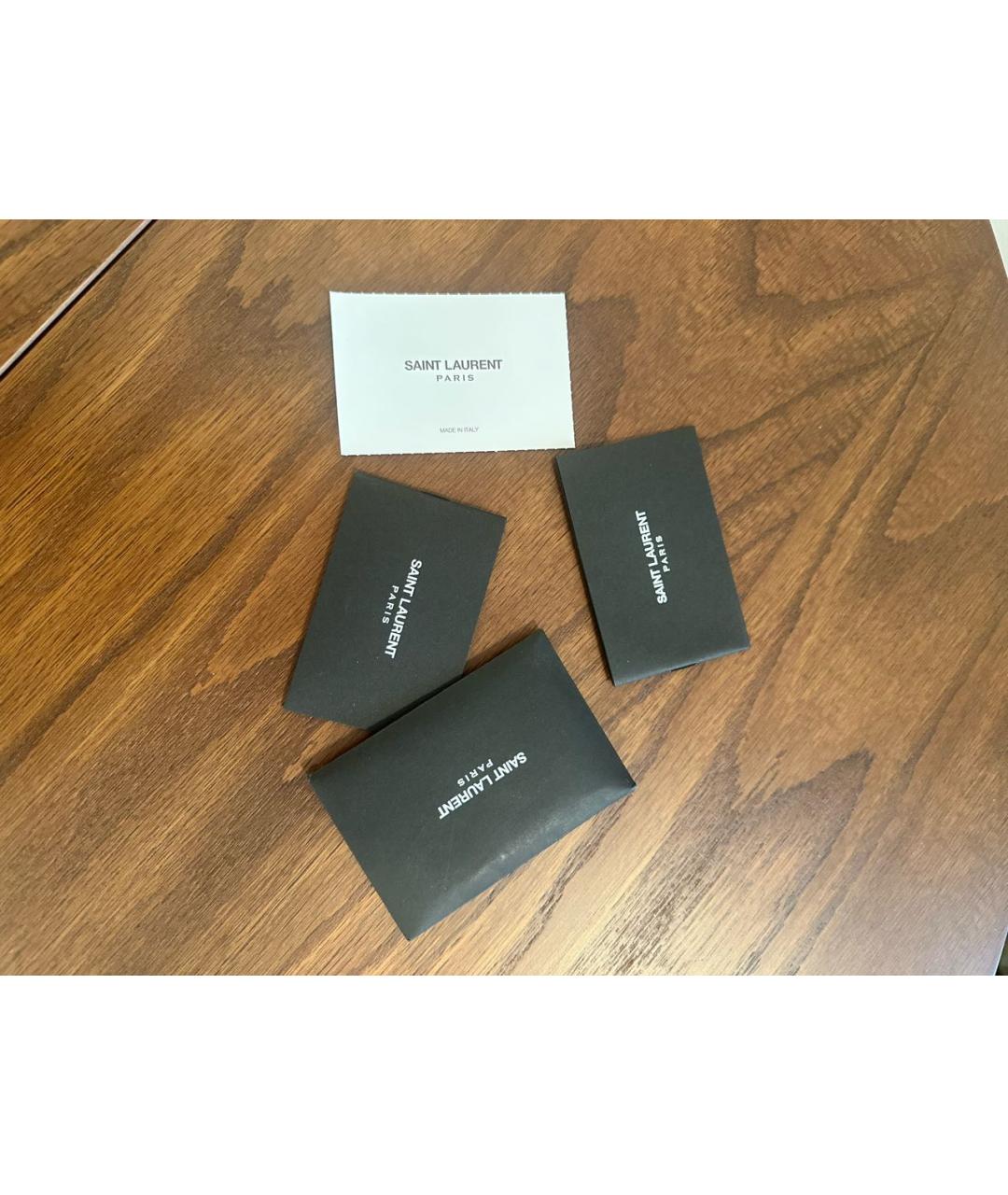 SAINT LAURENT Бежевая кожаная сумка тоут, фото 6