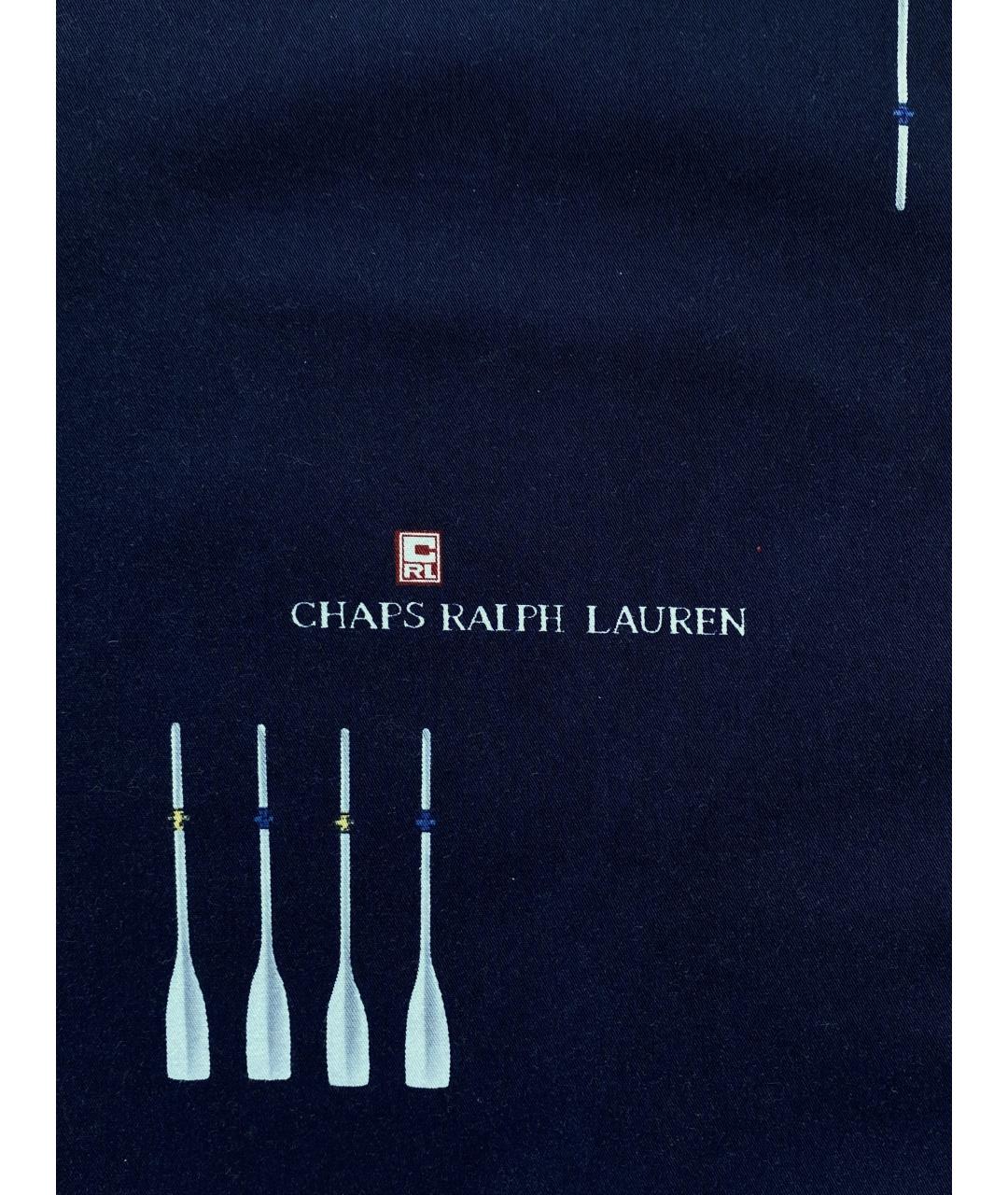 RALPH LAUREN Темно-синяя хлопковая кэжуал рубашка, фото 3