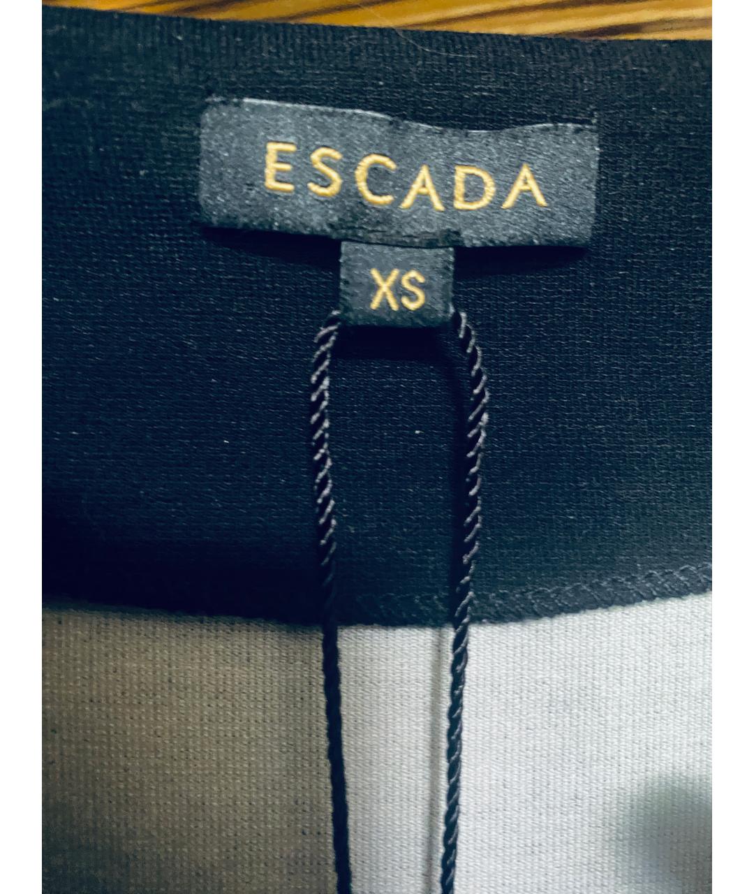 ESCADA Черный вискозный костюм с брюками, фото 3