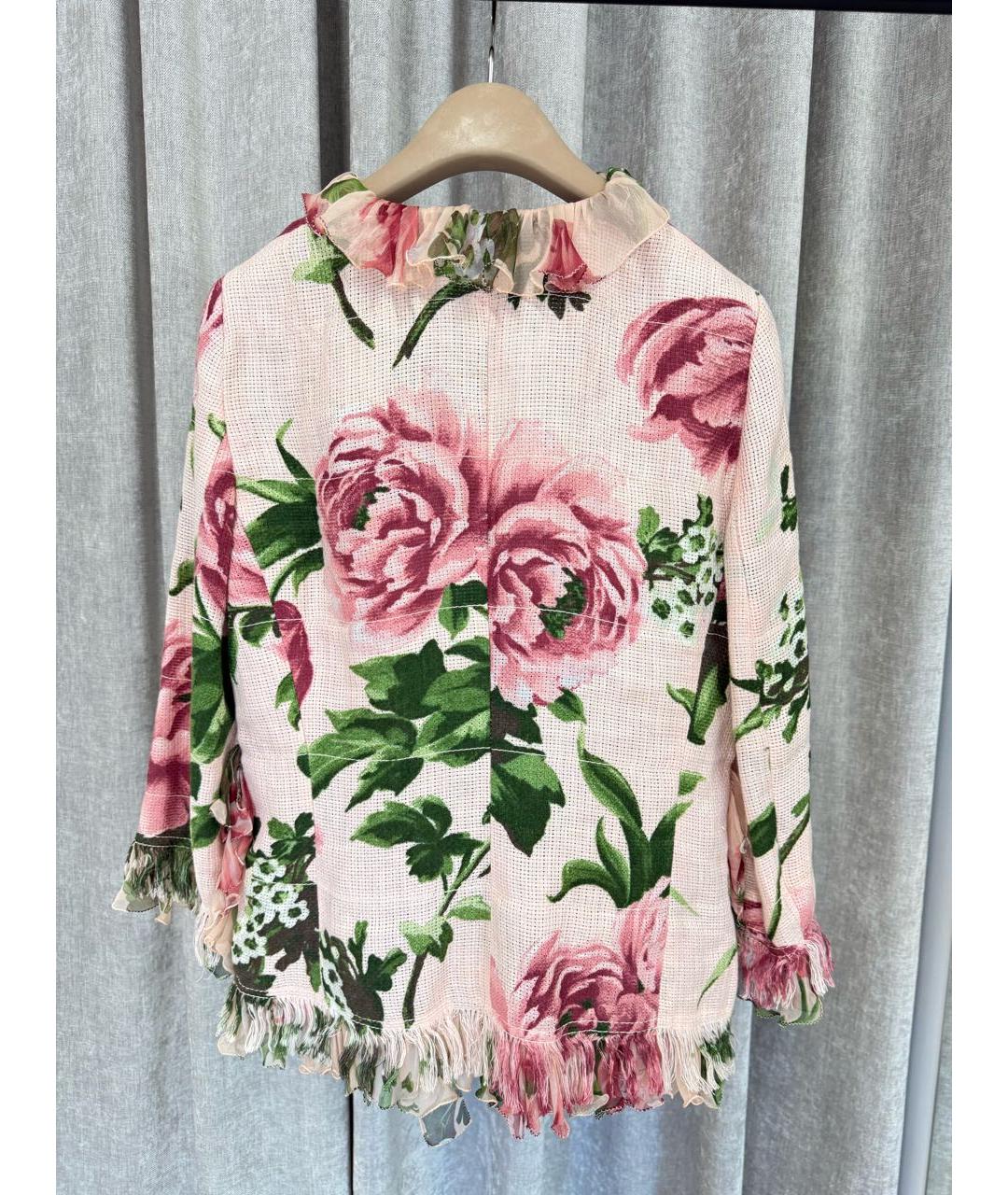 DOLCE&GABBANA Розовый жакет/пиджак, фото 2