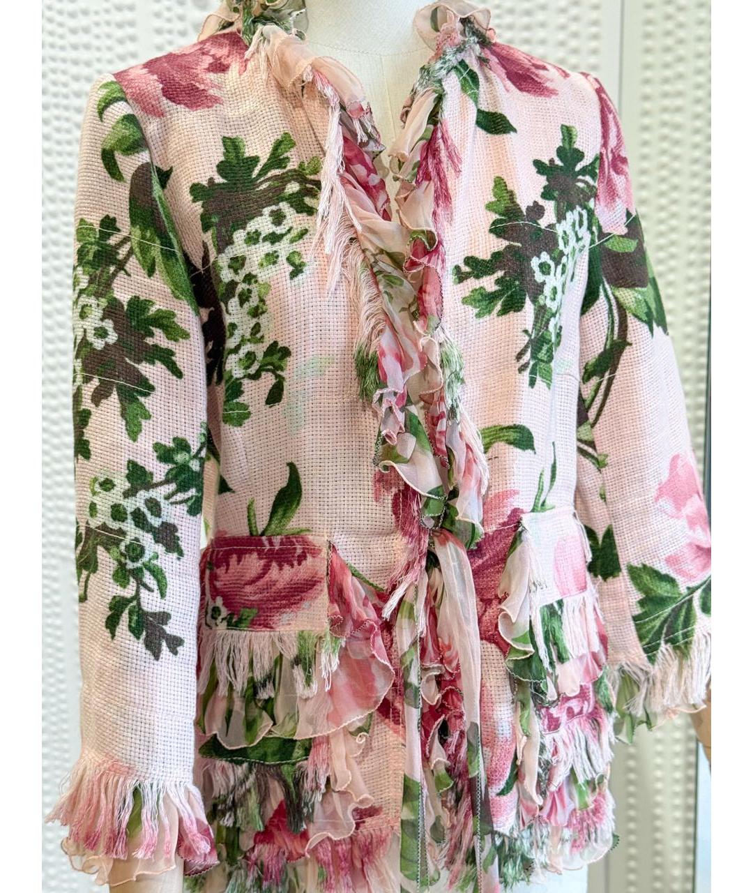 DOLCE&GABBANA Розовый жакет/пиджак, фото 4