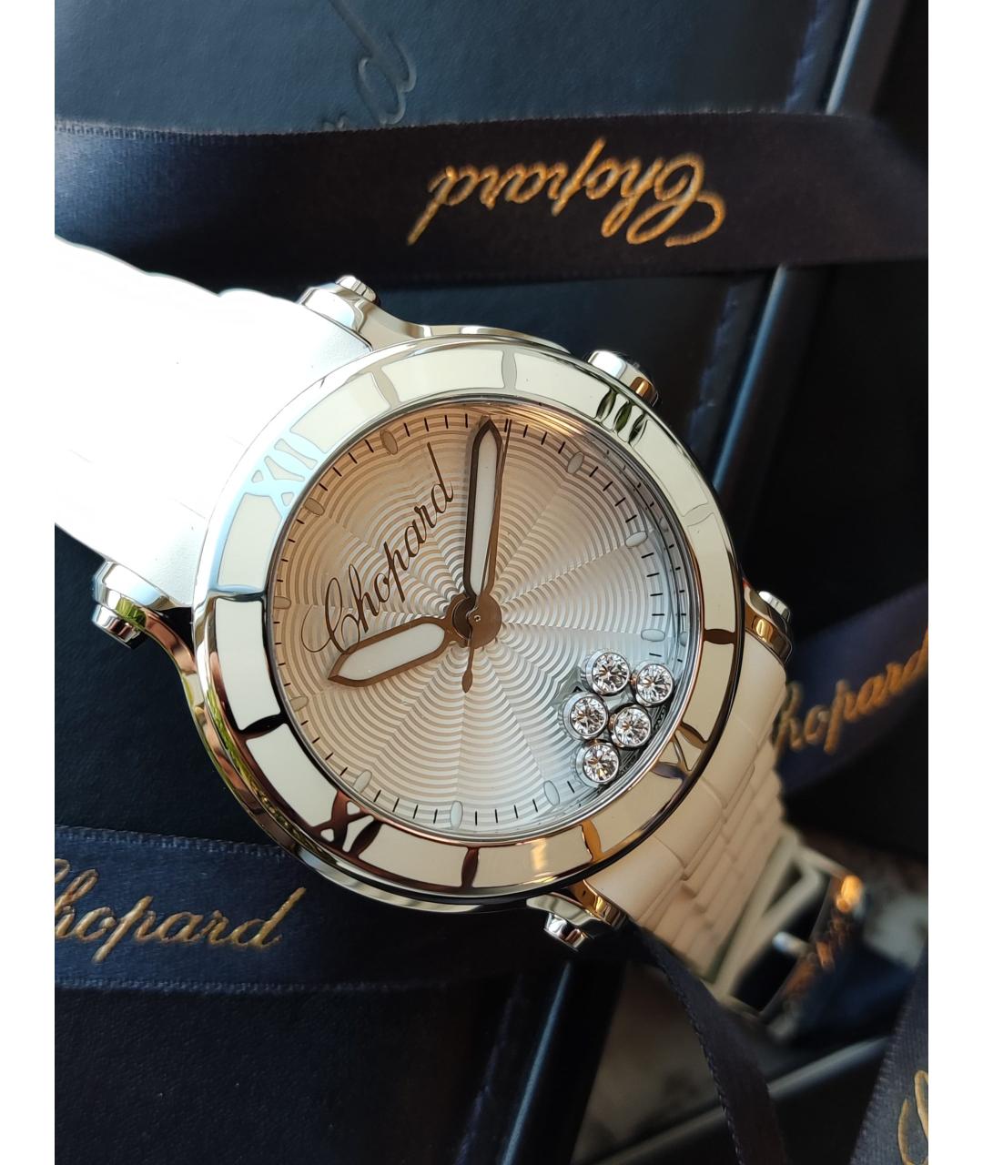 CHOPARD Белые часы, фото 4
