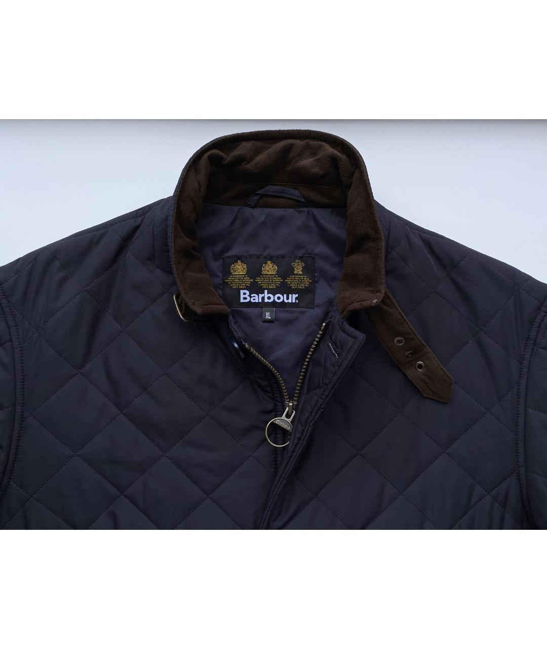 BARBOUR Темно-синяя полиэстеровая куртка, фото 2