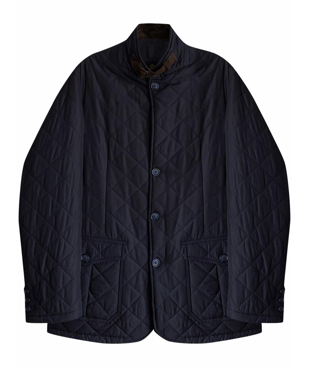 BARBOUR Темно-синяя полиэстеровая куртка, фото 1