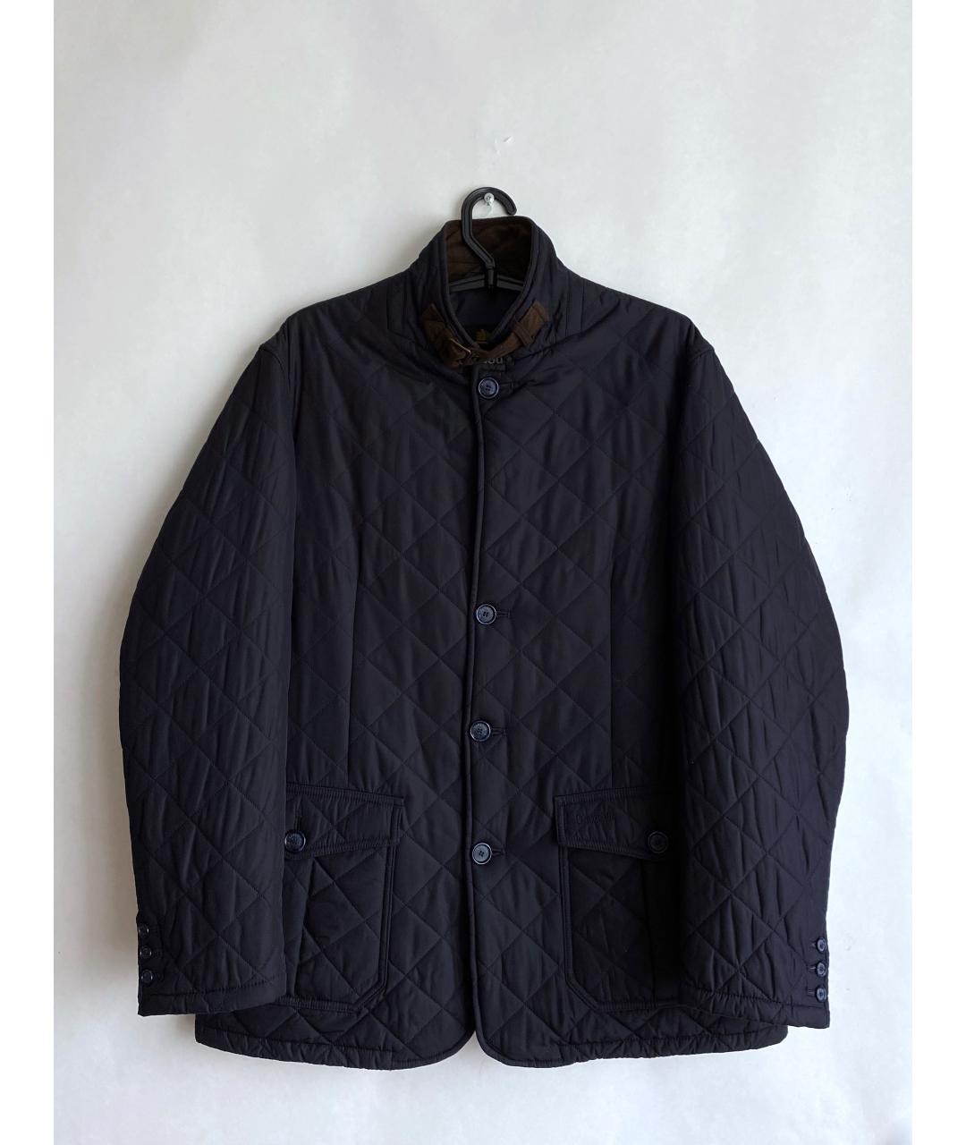 BARBOUR Темно-синяя полиэстеровая куртка, фото 10