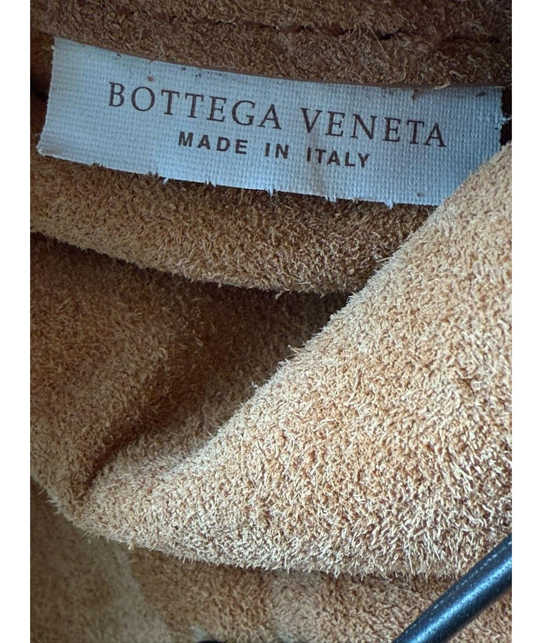 BOTTEGA VENETA Черная кожаная сумка через плечо, фото 6