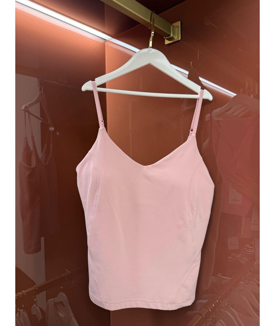 Lululemon Розовая майка, фото 6