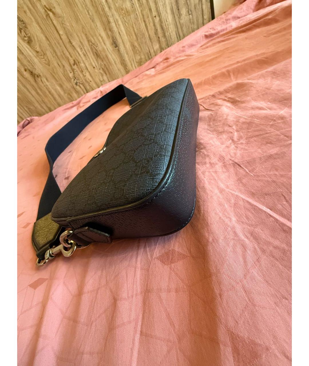 GUCCI Темно-синяя сумка на плечо, фото 4