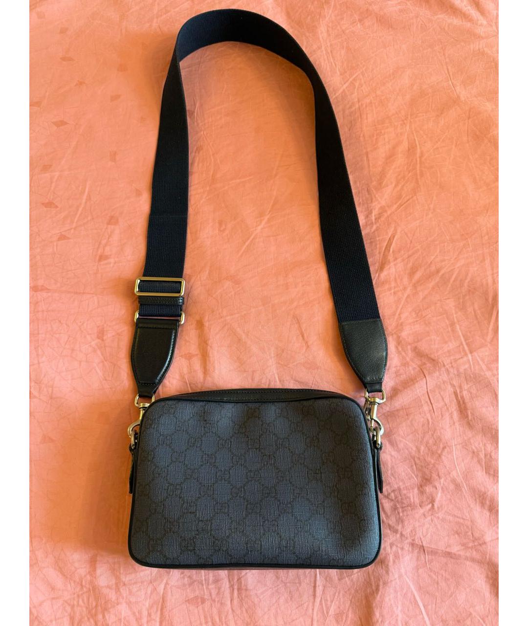 GUCCI Темно-синяя сумка на плечо, фото 2