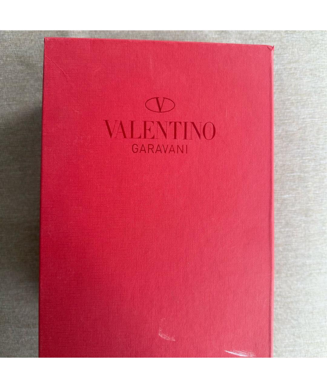 VALENTINO Белые кожаные низкие кроссовки / кеды, фото 5