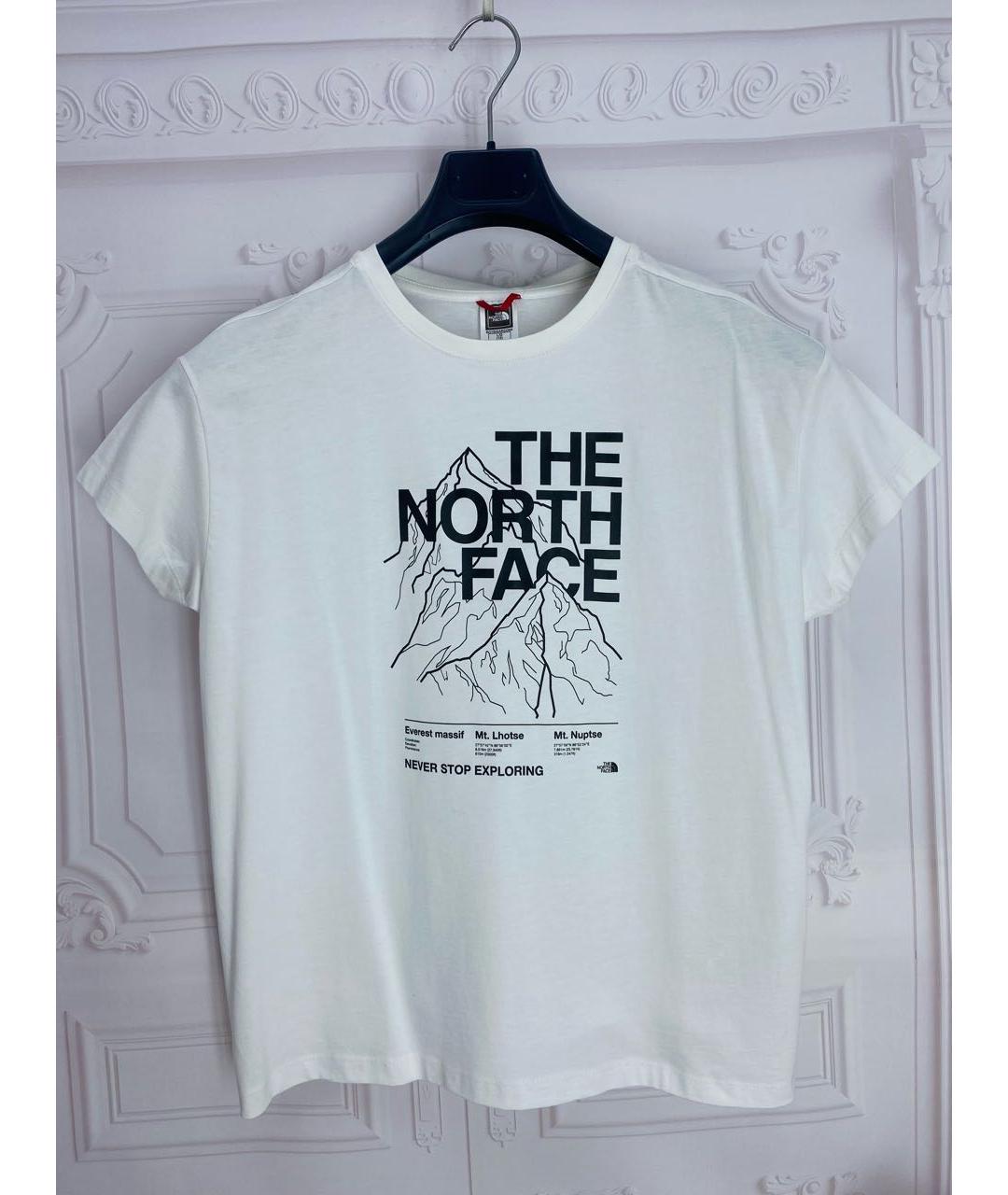 THE NORTH FACE Белая хлопковая детская футболка, фото 8