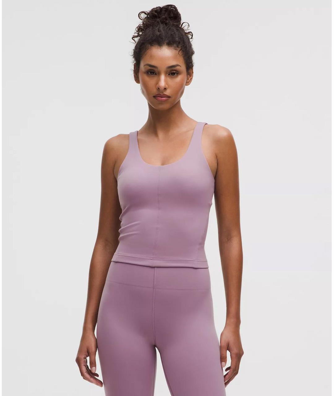 Lululemon Фиолетовая полиэстеровая майка, фото 2