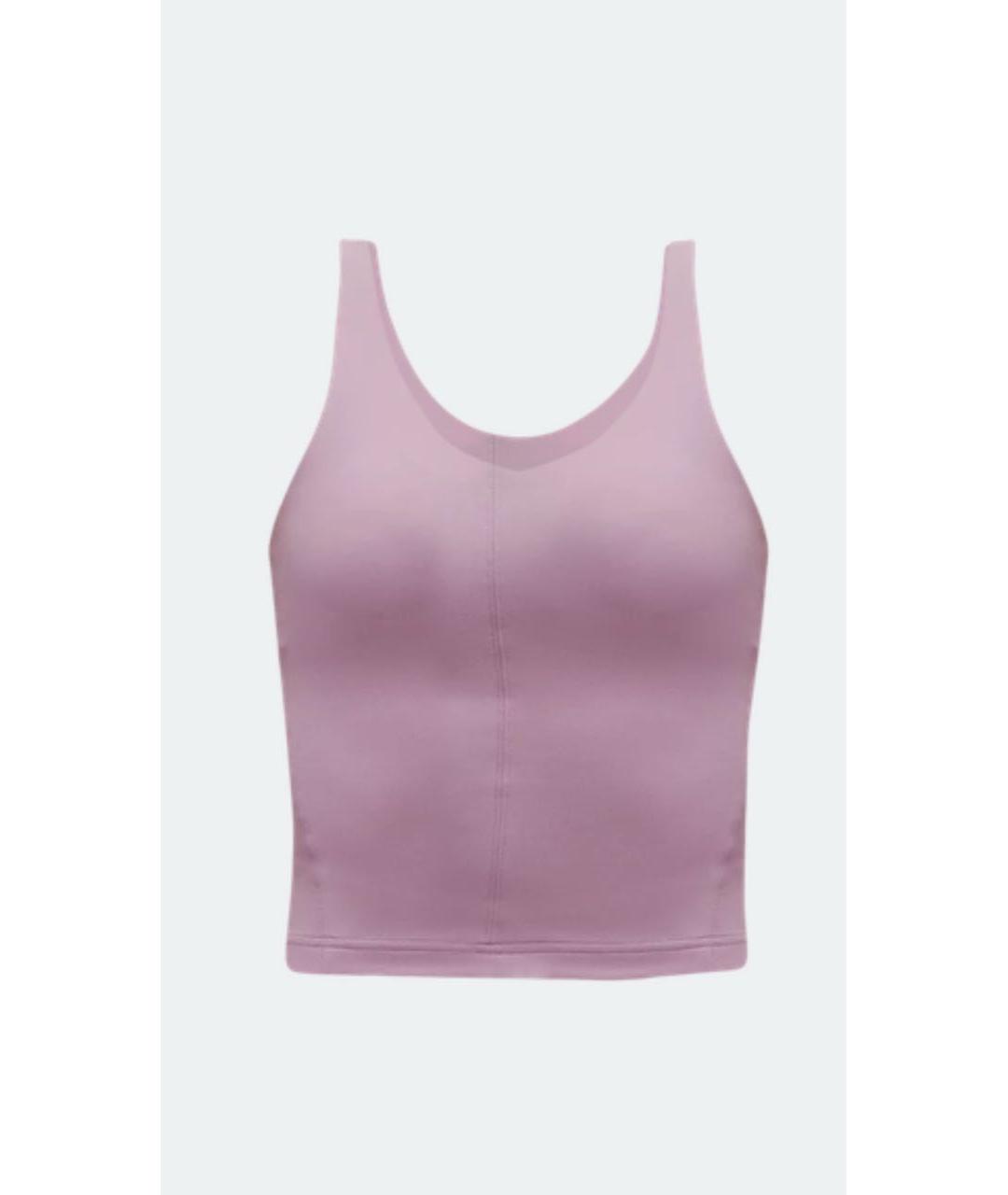 Lululemon Фиолетовая полиэстеровая майка, фото 6
