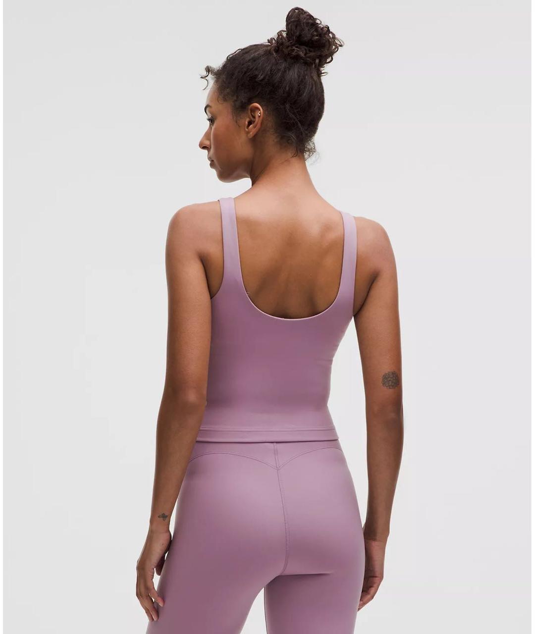 Lululemon Фиолетовая полиэстеровая майка, фото 4