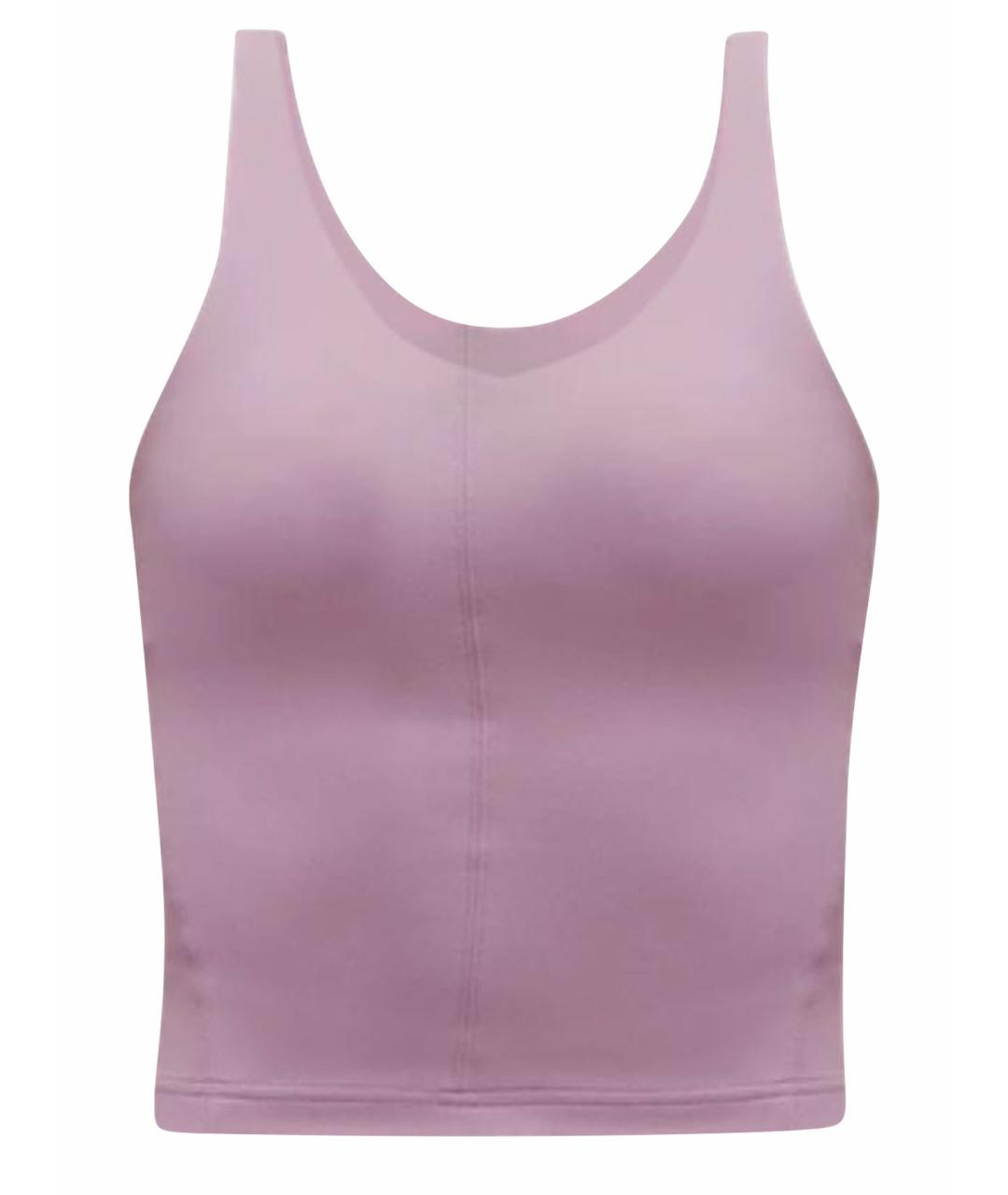Lululemon Фиолетовая полиэстеровая майка, фото 1