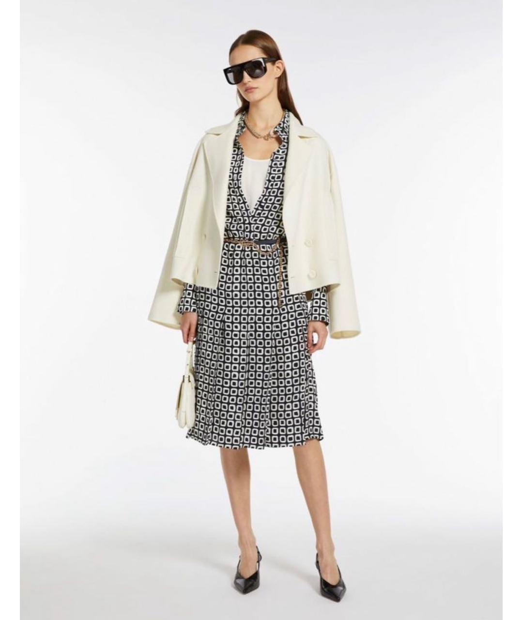 MAX MARA Белое кашемировое пальто, фото 7