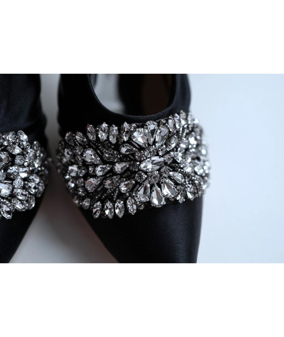 BADGLEY MISCHKA Черные текстильные туфли, фото 6