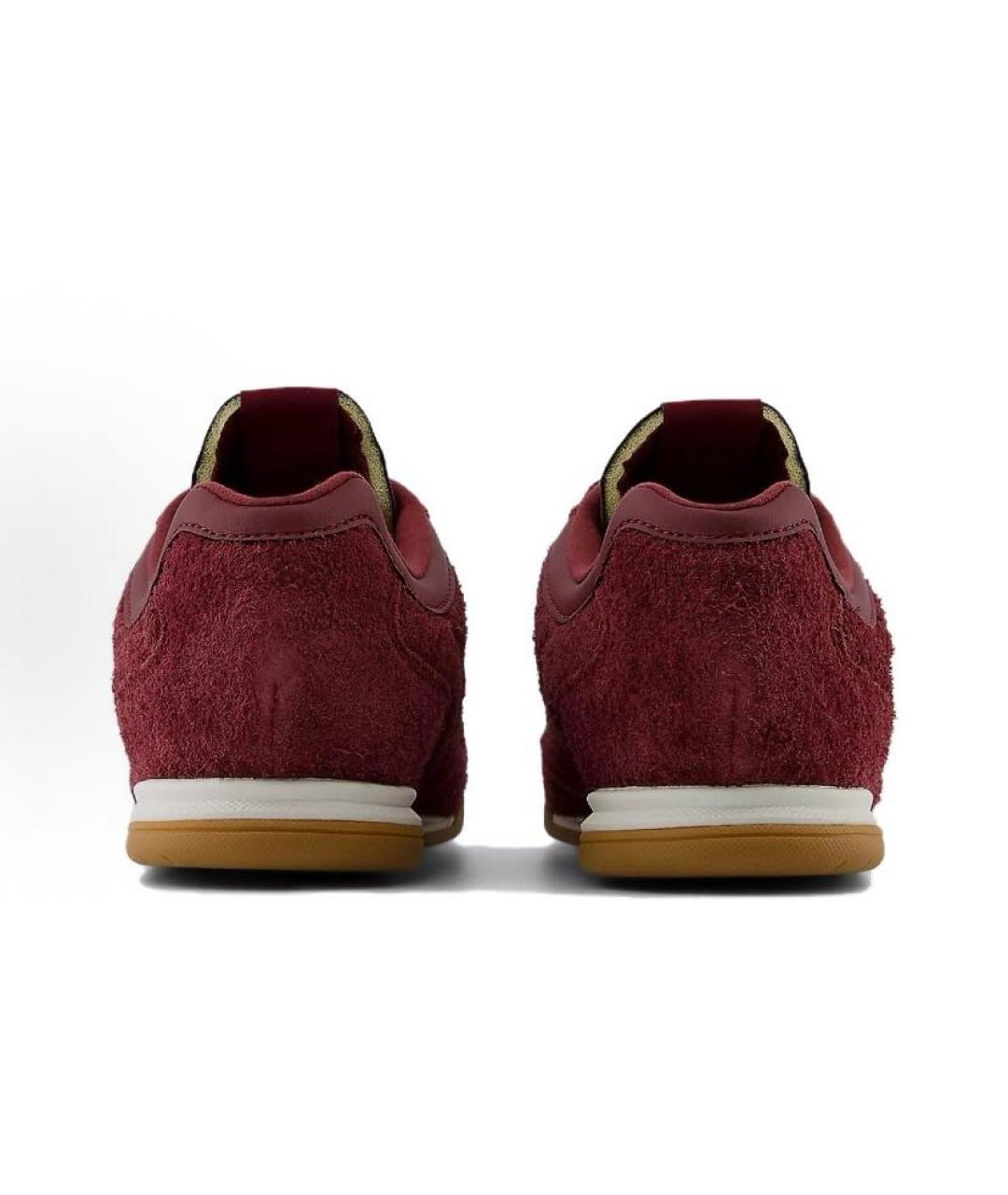 NEW BALANCE Бордовые замшевые низкие кроссовки / кеды, фото 5