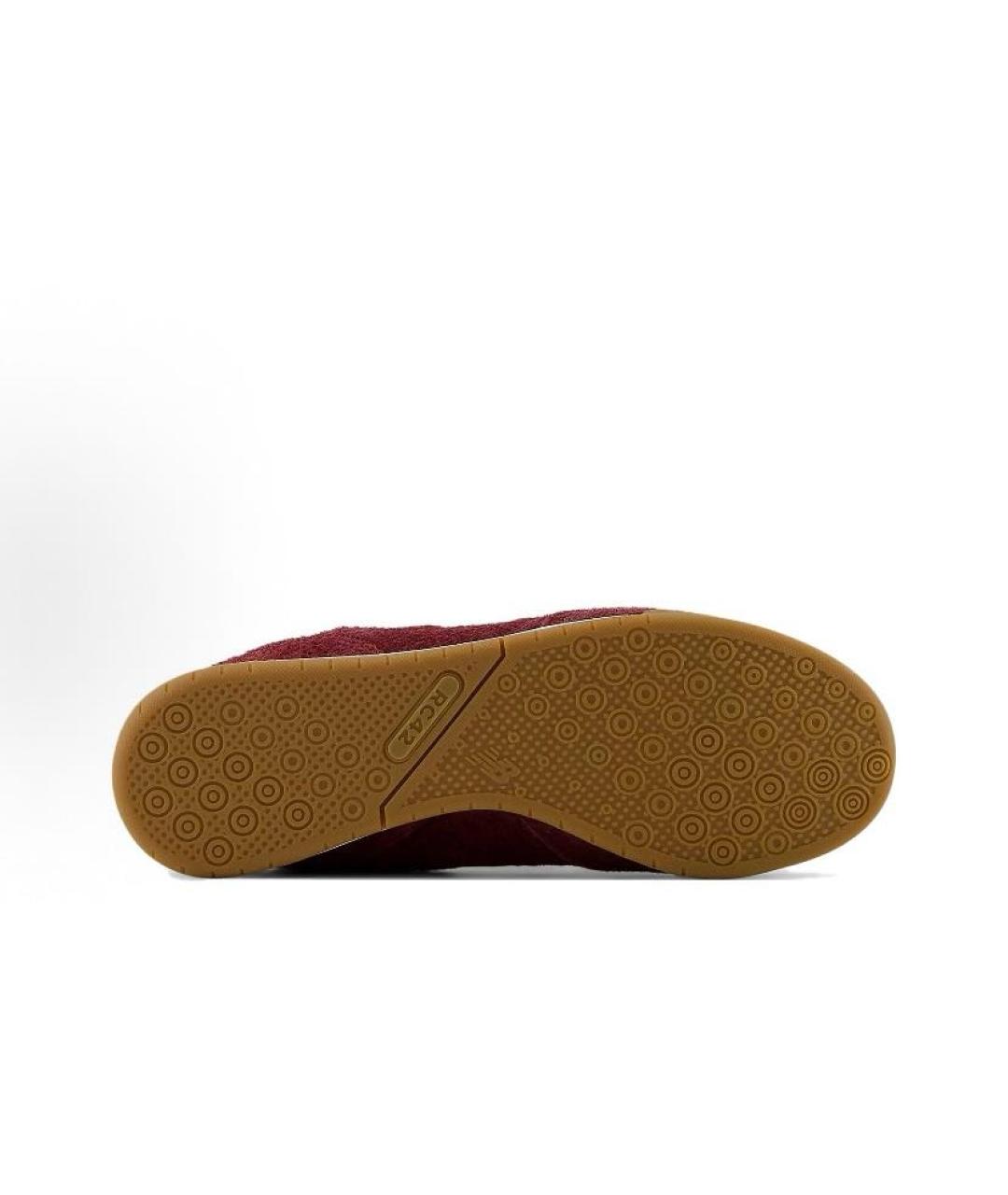 NEW BALANCE Бордовые замшевые низкие кроссовки / кеды, фото 6
