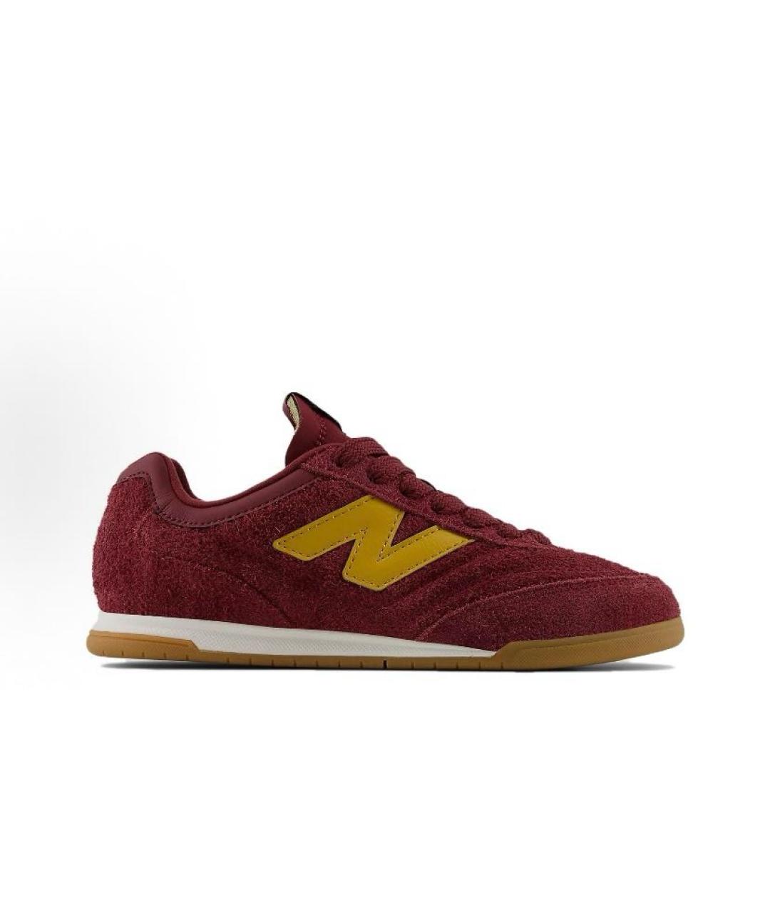 NEW BALANCE Бордовые замшевые низкие кроссовки / кеды, фото 7