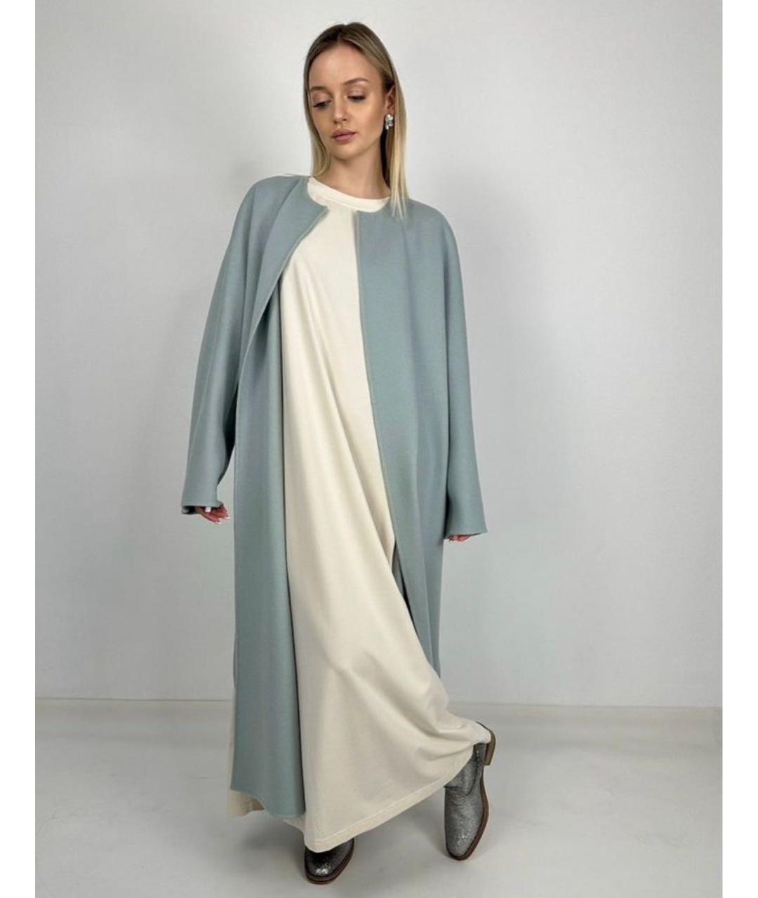 MAX MARA Голубое пальто, фото 4