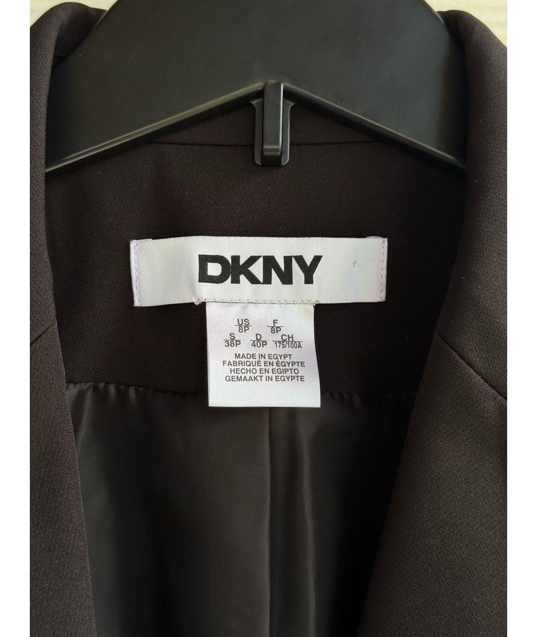DKNY Черный полиэстеровый жакет/пиджак, фото 4