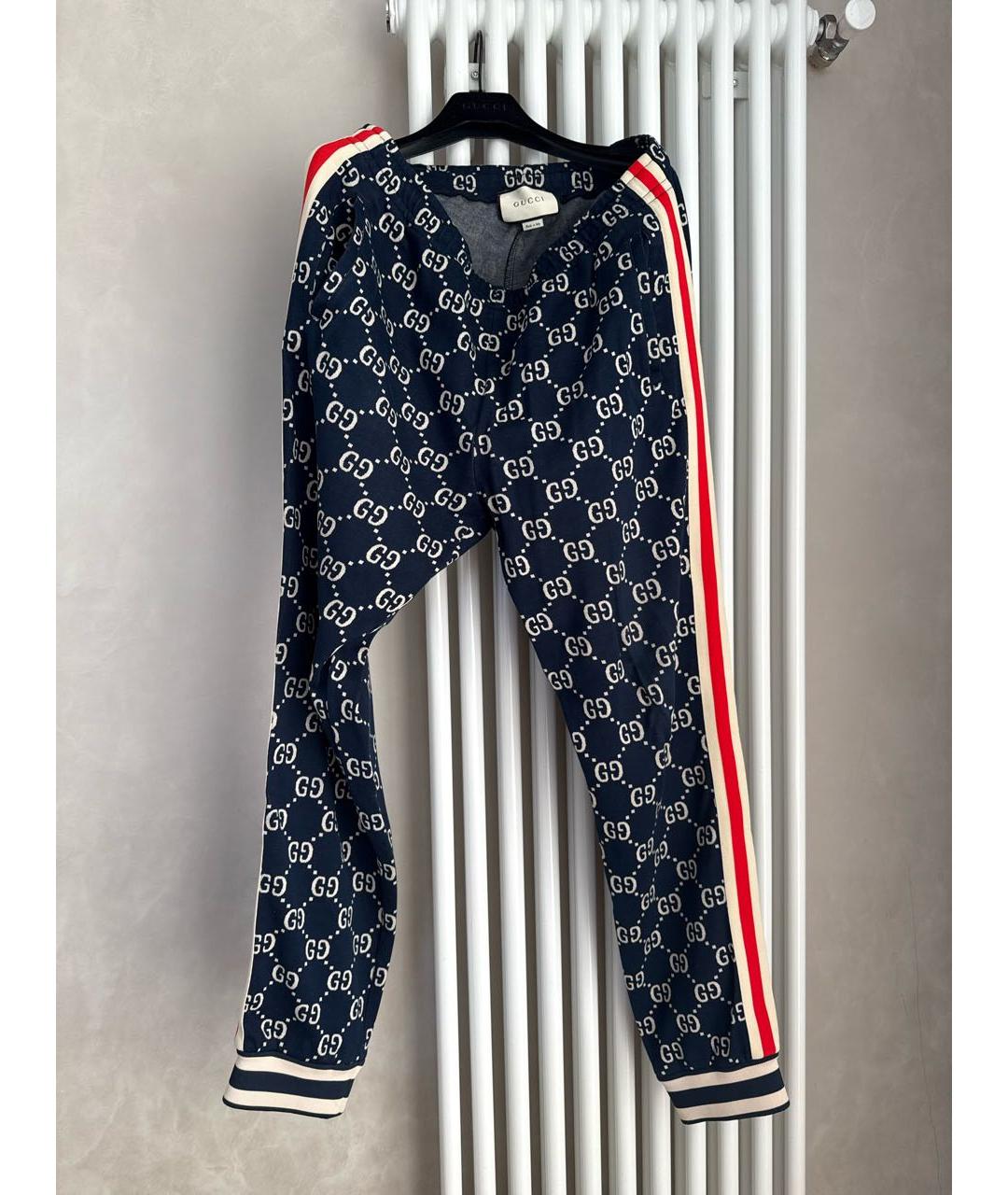 GUCCI Синий повседневный костюм, фото 3