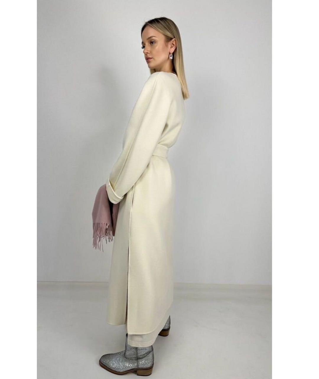 MAX MARA STUDIO Бежевое пальто, фото 5