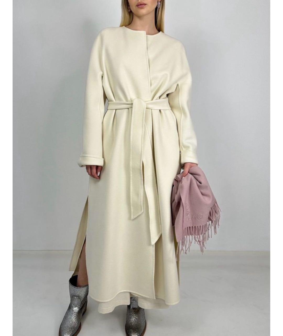 MAX MARA STUDIO Бежевое пальто, фото 7