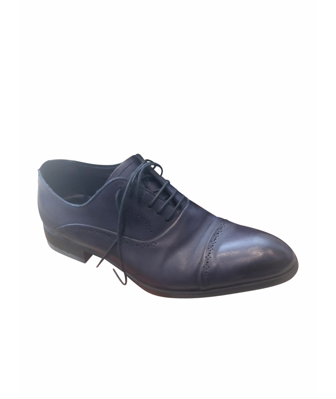 BARRETT Темно-синие кожаные туфли, фото 1