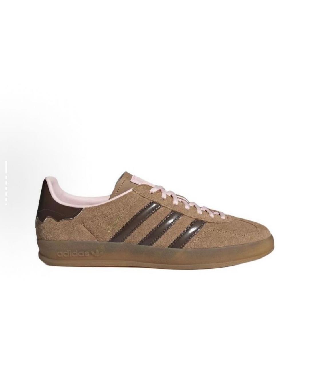 ADIDAS Коричневые замшевые кеды, фото 2